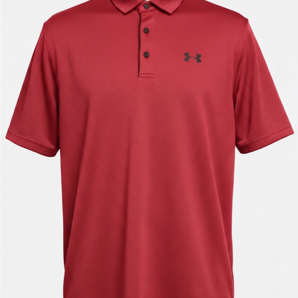 Under Armour UA Tech Men's Polo in Red Golf - Size Large